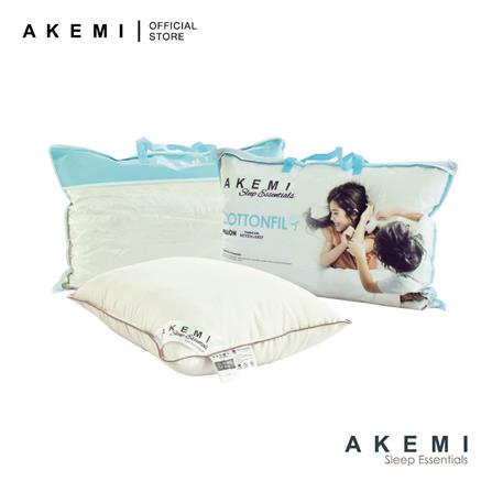 AKEMI SLEEP ESSENTIAL ORGANIC COTTONFIL PILLOW 44X70X4CM