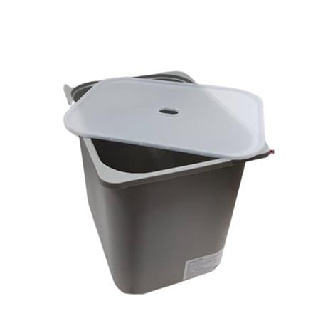 STORAGE BOX WITH LID STACKO 2011C 43X33X34CM GRAY