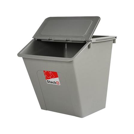STORAGE BOX STACKO PARROT NEST 27L GRAY