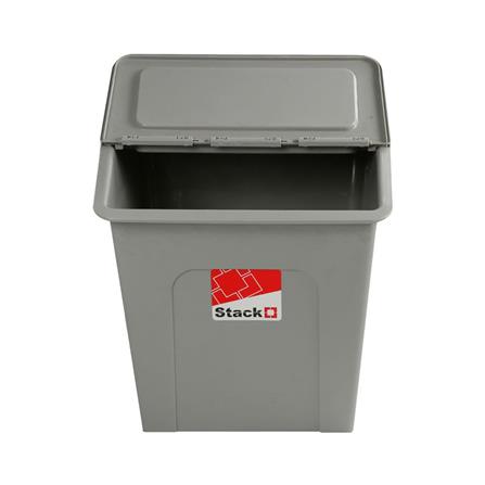 STORAGE BOX STACKO PARROT NEST 27L GRAY