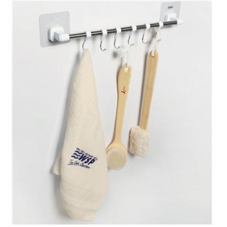 WSP TOWEL HOOK BA-505 WHITE (H38XW5XD5 CM)