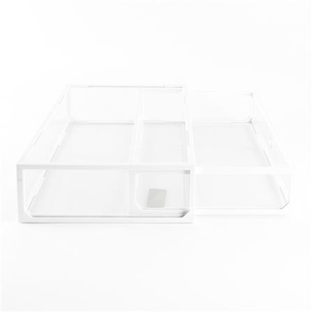 MAKEUP ORGANIZER STACKO W9003 26.5X20X7CM WHITE