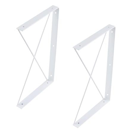 2 TIER BRACKET STACKO CROSS 32.5X20CM WHITE