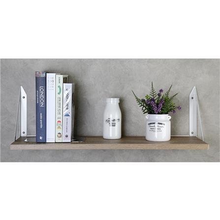 BRACKET STACKO TRIANGLE 19X12.5CM WHITE