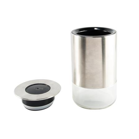 CANISTER GLASS PRESS LID POP UP 0.73L