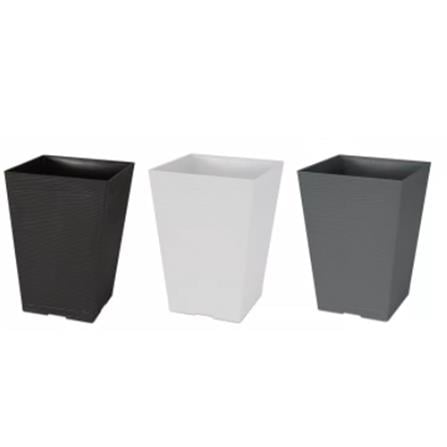 FELTON SQUARE POT FBL 2455 GRY (D36*H50)