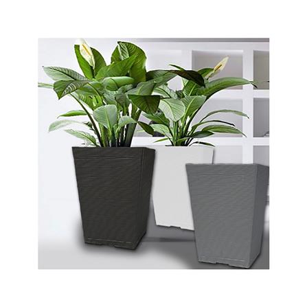 FELTON SQUARE POT FBL 2455 WHT (D36*H50)