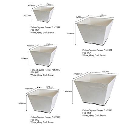 FELTON    PLASTIC POT