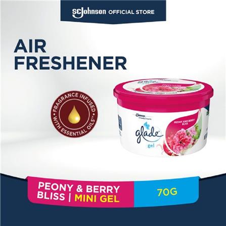 GLADE MINI GEL PEONY & BERRY 70G
