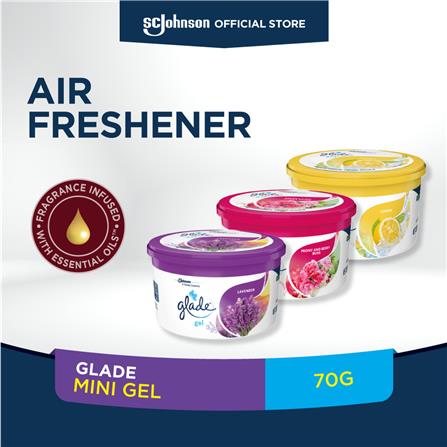 GLADE MINI GEL PEONY & BERRY 70G