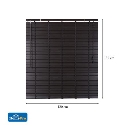 HOME LIVING STYLE VENETIAN BLIND FAUXWOOD 120X130CM DARK BROWN