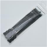 ELECKTA RELLINESABLE CABLE TIES (BALL LOCK TYPE) 8" 4.8 Millimeter BLACK (20 LINE)