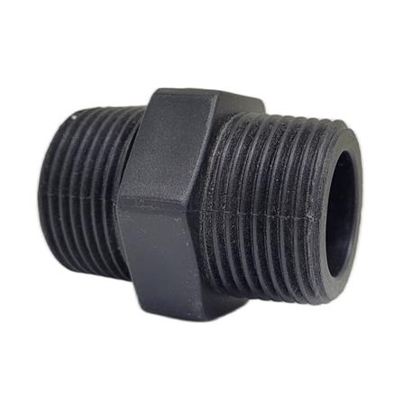 ATKC POLY FITTING EQUAL NIPPLE 1"