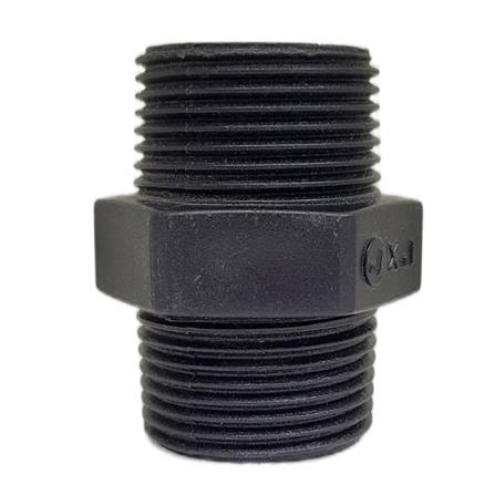 ATKC POLY FITTING EQUAL NIPPLE 1"