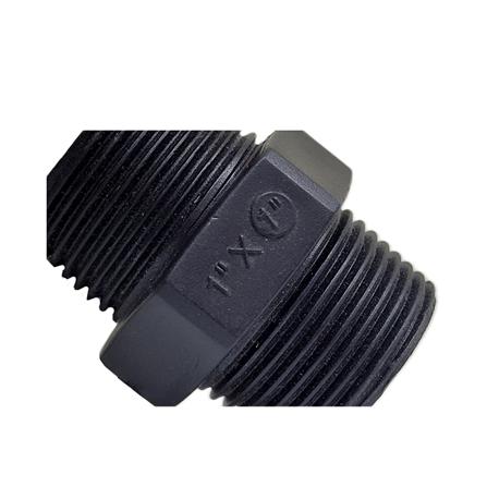 ATKC POLY FITTING EQUAL NIPPLE 1"