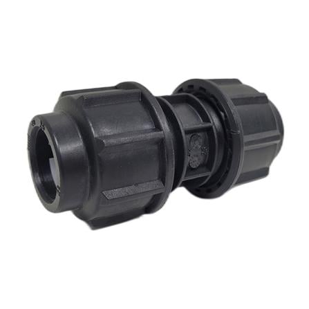 ATKC POLY FITTINGS STRAIGHT COUPLER 25MM x 25MM