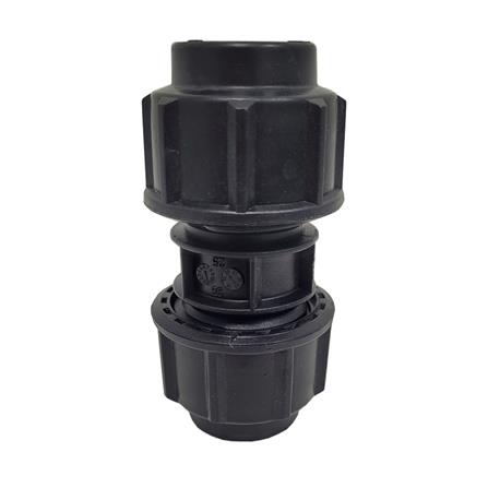 ATKC POLY FITTINGS STRAIGHT COUPLER 25MM x 25MM