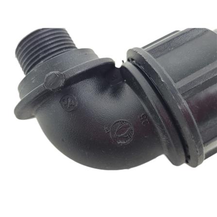 ATKC POLY FITTINGS MALE BEND 25MM x 3/4"