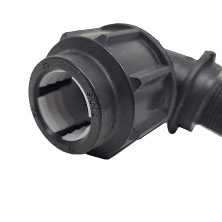 ATKC POLY FITTINGS MALE BEND 25MM x 3/4"