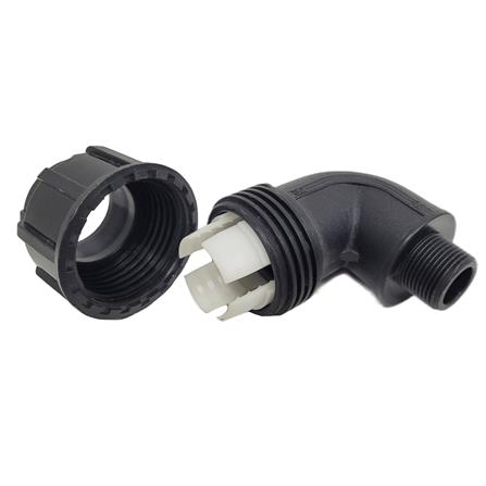 ATKC POLY FITTINGS MALE BEND 32MM x 3/4"