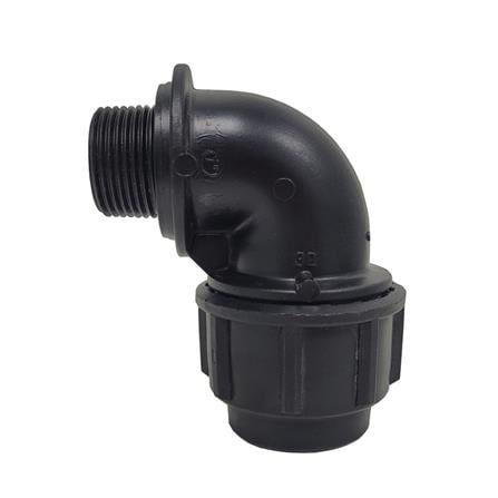 ATKC POLY FITTINGS MALE BEND 32MM x 1"