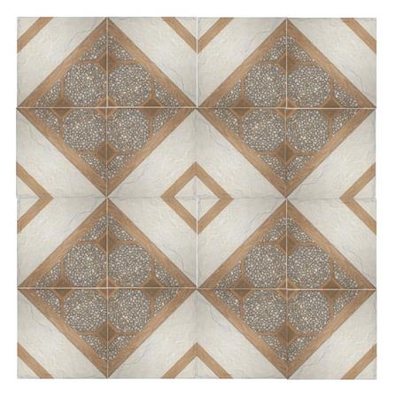 TARA FLOORTILE 40X40CM VIENKA-BROWN 0.96M2