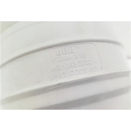 ATKC UPVC FITTINGS SWEEP BEND 4"