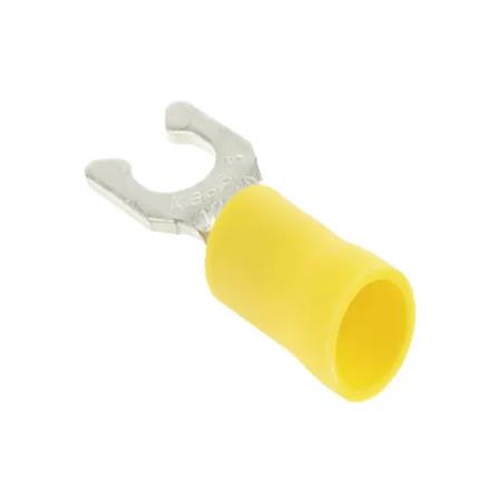 CONNECTOR FORK 6.5MM YELLOW 12S ZEATAR