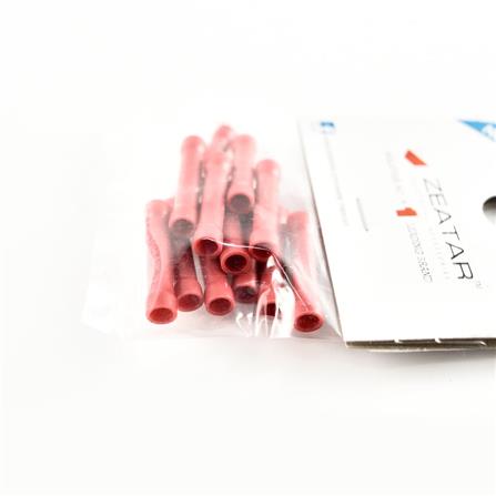 CONNECTOR BUTT 1.7MM RED 12S ZEATAR