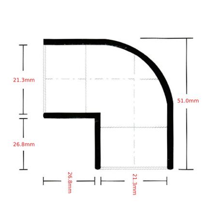 AMAN PVC FITTING EQUAL ELBOW 1/2" (15MM)