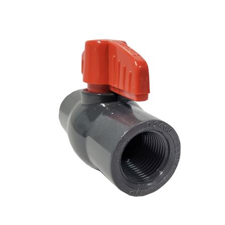 ATKC PVC COMPACT BALL VALVE 1/2" THREAD END