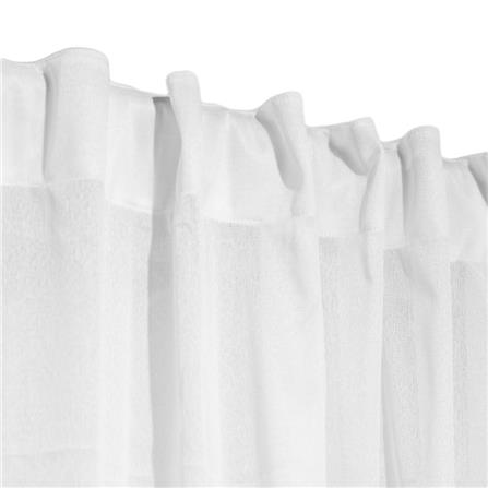 HLS STEAM SHEER CURTAIN 140X220 WHITE