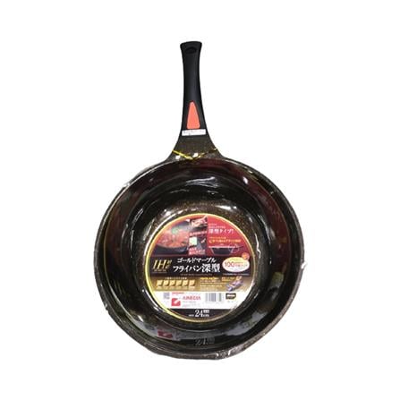 AIMEDIA JAPAN DEEP FRYPAN IH GOLD MARBLE 100K 24CM