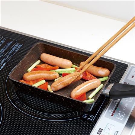 AIMEDIA JAPAN FRYPAN TAMAGOYAKI IH GOLD MARBLE