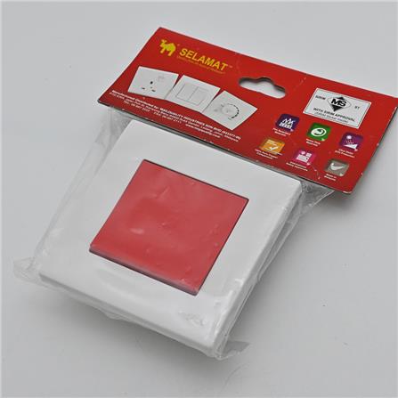 16A 1GANG 1WAY SWITCH RED MQ8101-1W_RR SELAMAT