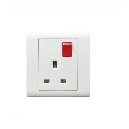 SELAMAT 13A 1G SWITCH SCKT RED MQ8131_RR