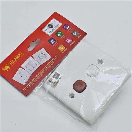 20A 1 GANG DOUBLE POLE SWITCH SELAMAT 2K102-20A