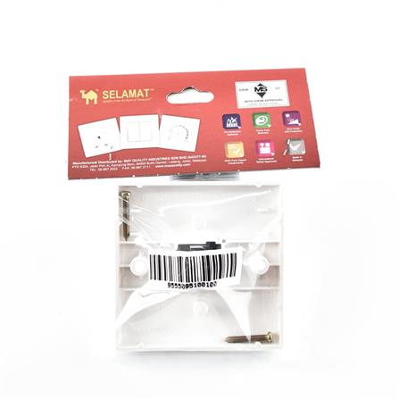 SELAMAT 10A 1GANG 1WAY D/BELL 2K101-BELL