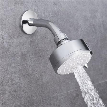 GROHE SHOWER HEAD 3 FUNCTION 10CM 26090001 CHROME