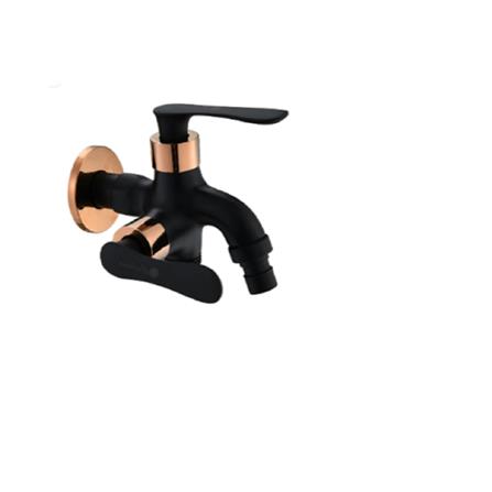 CABANA WALL TAP 2WAYS W/HOSE CB2834-BL (E) BLACK/ROSE GOLD