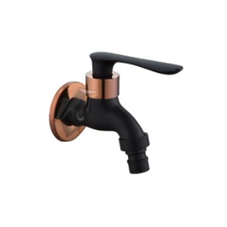 CABANA WALL TAP W/HOSE CB2831-BL (E) BLACK/ROSE GOLD H10XW9XD3 CM