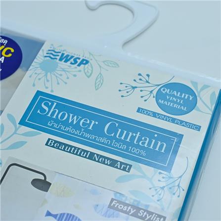 PVC SHOWER CURTAIN WSP SCP-2/B5127 180X180CM.