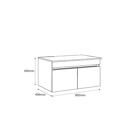 CABANA TABLETOP COUNTER WASHBASIN CBF88603 BLACK