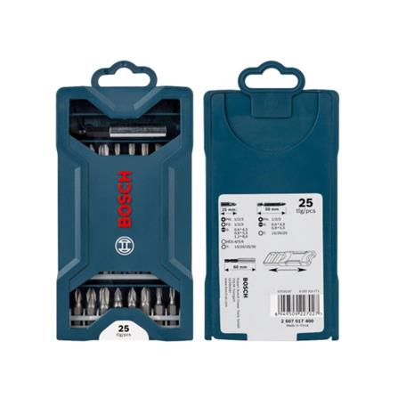 BOSCH 2607017400  25EA/SET SCREW DRIVER BIT