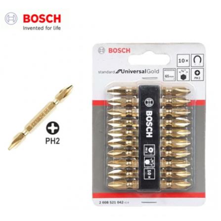 BOSCH SCREWDRIVER BIT PH2 65MM (MAGNETIC) 10PCS/PACK