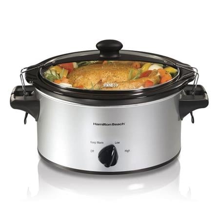 HAMILTON BEACH SLOW COOKER STAYORGO 195WATT 3.5LITER 4 QUART