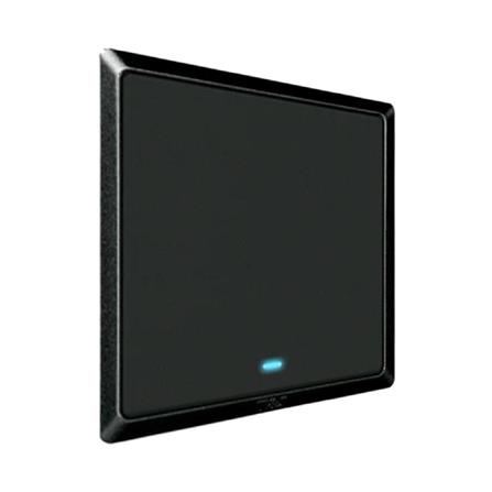 SWITCH 20A 1 GANG 1 WAY WITH INDICATOR LIGHT CHARCOAL BLACK HC2721L-DP-SBL T&J