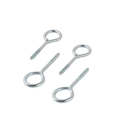 AMAN NICKEL-PLATED IRON SCREW EYE @8 6S CSE-08