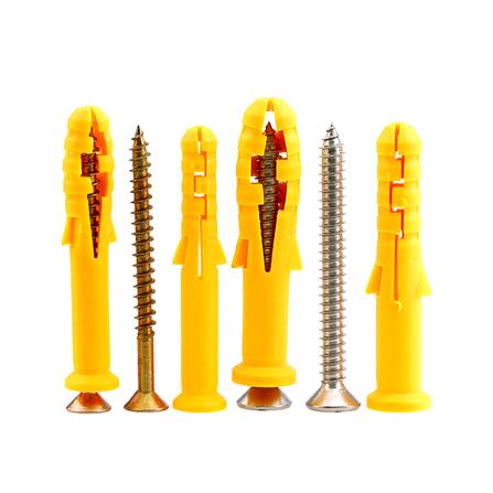 AMAN WALL PLUG PLASTIC ANCHOR WITH SCREW PWP-0630S 6x30MM 10 PCS EACH