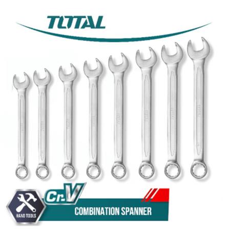 TOTAL COMBINATION SPANNER 25 x 300mm (SILVER)